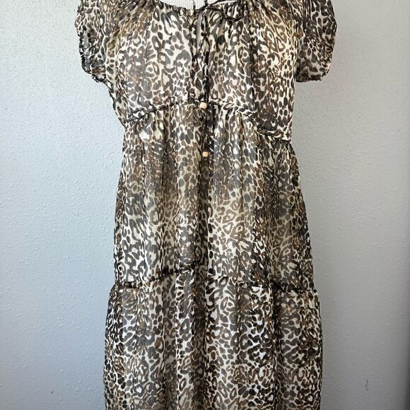 EUC Chauncey Women’s Cheetah Dress - Picture 2 of 8